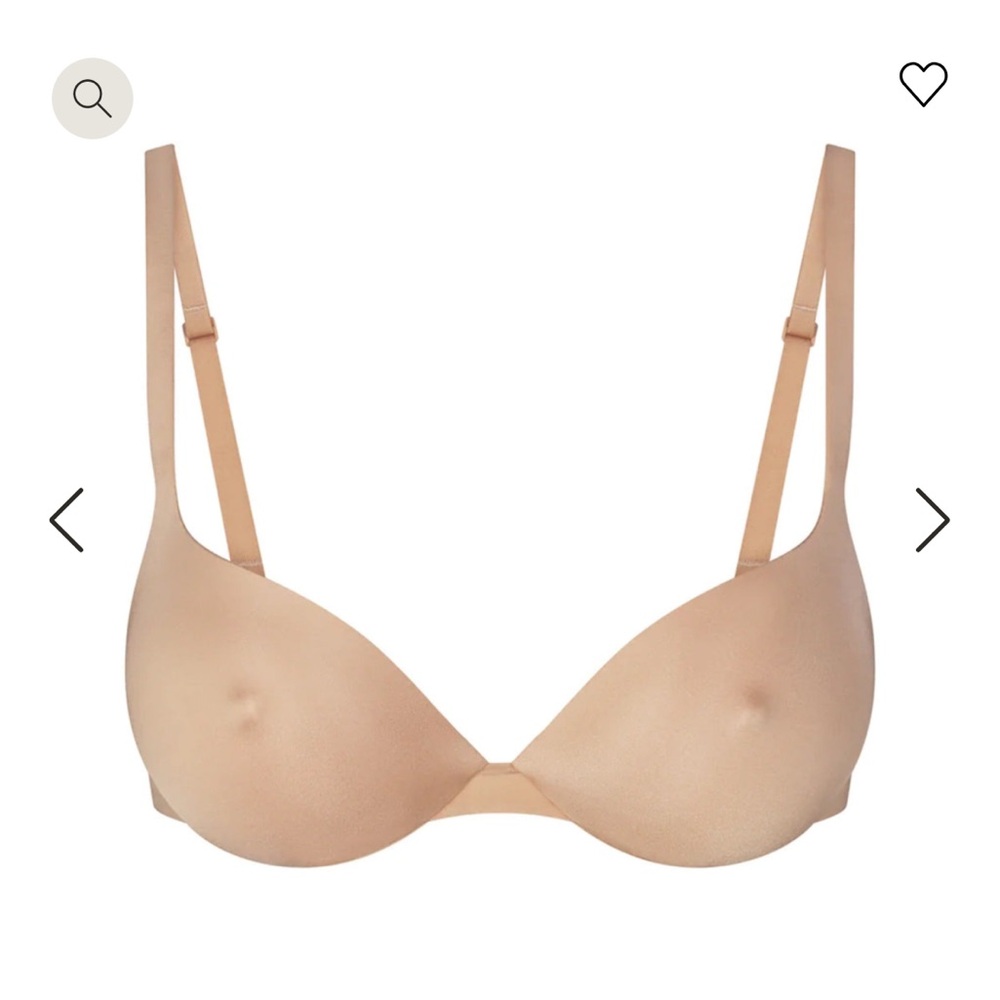 Skims nipple bra size 36D color clay